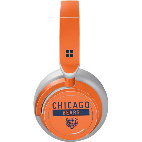 NFL Chicago Bears Orange Performance Series Surface Headphones Skin
